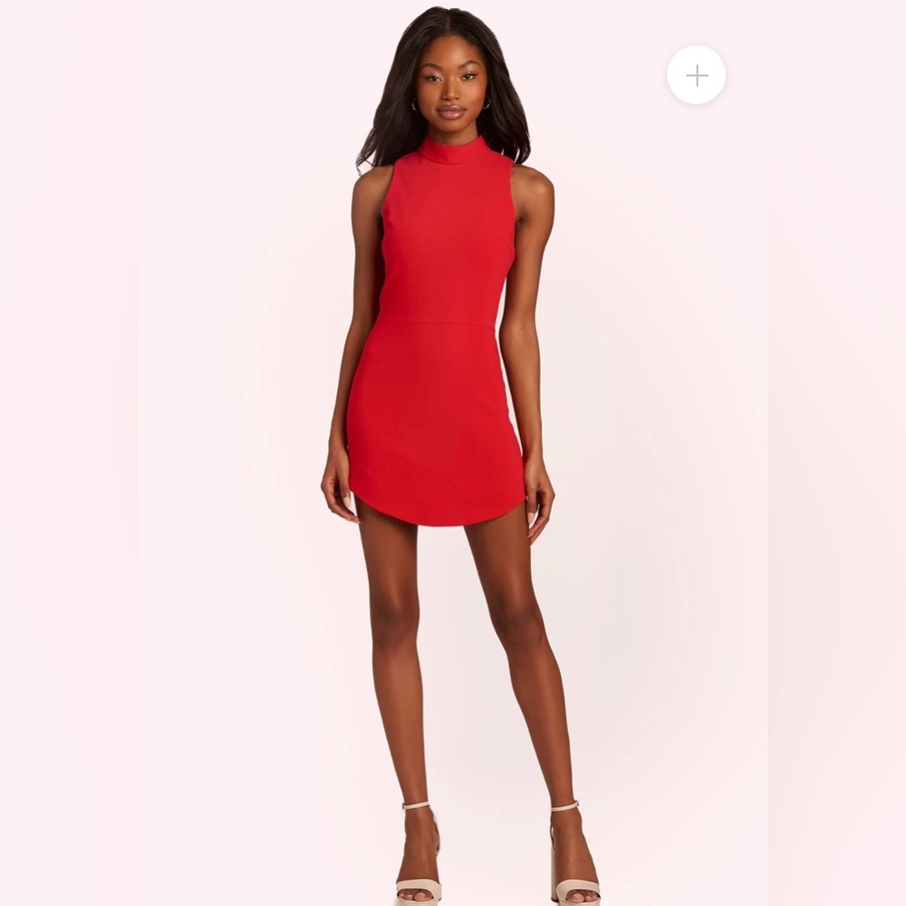 Amanda Uprichard Marshall Dress-never worn-black (red is stock photo)
